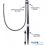 HydroSure Pre-Assembled Push-Fit Sprinkler Microtube - 40cm