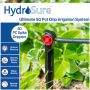 HydroSure Ultimate 50 Pot Drip Irrigation System. Features all the water irrigation components required to build a full system tailored to your garden.