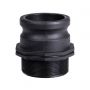 HydroSure Layflat 3" Male Coupler to 2 1/2" Male Thread