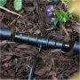 HydroSure Soaker Hose Double Barbed Reducing Tee - 13mm x 4mm - Black