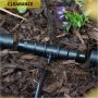 HydroSure Soaker Hose Double Barbed Reducing Tee - 13mm x 4mm - Black