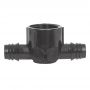 HydroSure Tee Adaptor - 19mm x 1&apos;&apos; BSP Female - Black