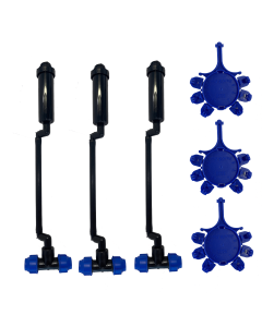 Pack of 3 Rain Bird Pre-Assembled 3500 Series Rotor Sprinklers with SAM, Pipes &amp; Fittings. Complete with three of our best-selling Rain Bird 3500 Series Rotor 4&quot; Pop-Up Sprinklers with SAM Check Valve.
