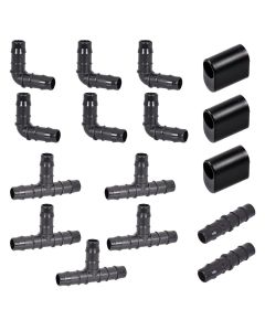 HydroSure Essential 13mm Double Barbed Fittings Pack - Small