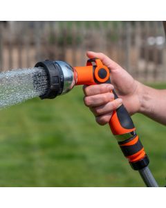 HydroSure Essential Hose Pipe Spray Gun. A hose pipe spray gun with 8 watering patterns.