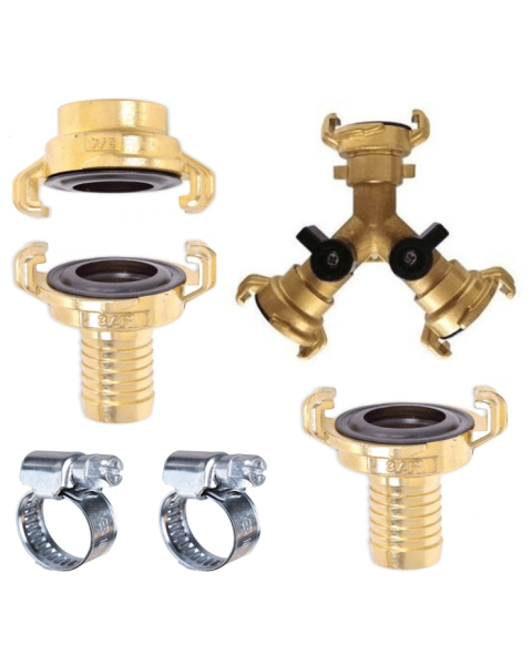 HydroSure Brass Claw Lock Water Distributor Set 3/4&quot;/19mm