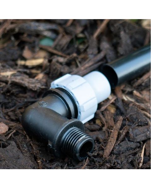 HydroSure Nut Lock Elbow - 14mm x 1/2&#039;&#039; BSP Male - Pack of 5