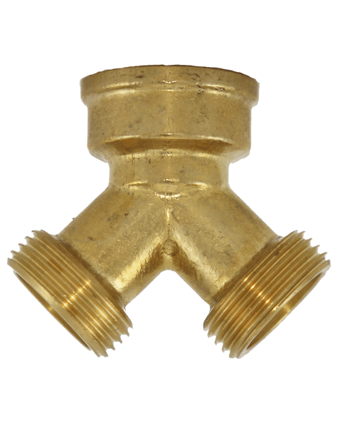 HydroSure Brass Y-Fitting Female to Male 3/4&quot; (19mm) 