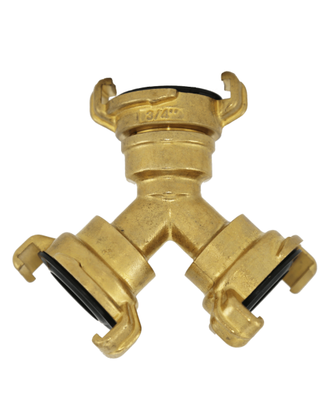 HydroSure Brass Claw Lock Y Branch Piece