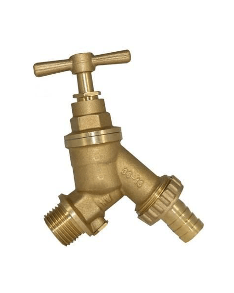 HydroSure Brass Bibtap – 3/4” Inlet and 1&quot; Outlet