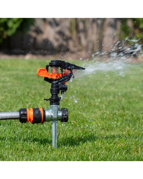 HydroSure Garden Impulse Sprinkler on Spike - (Max Radius 13m)