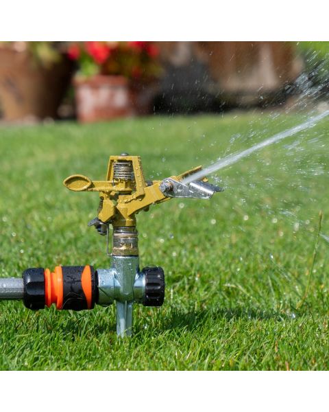 HydroSure Heavy Duty Garden Impulse Sprinkler 1/2 - Full & Part
