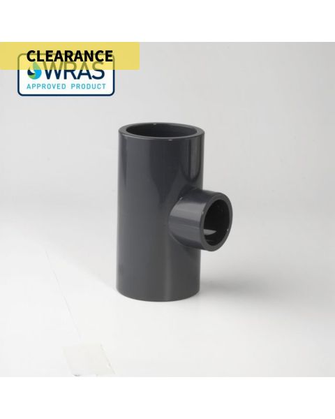 HydroSure PVC-U Reducing Tee Connector - 63mm x 50mm