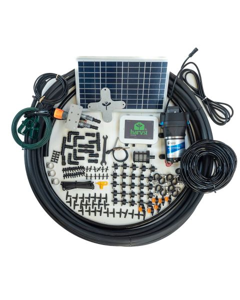 Automatic Greenhouse Watering System &amp; 12-Litre Pump – Solar-Powered - WaterMate/Harvst Pro